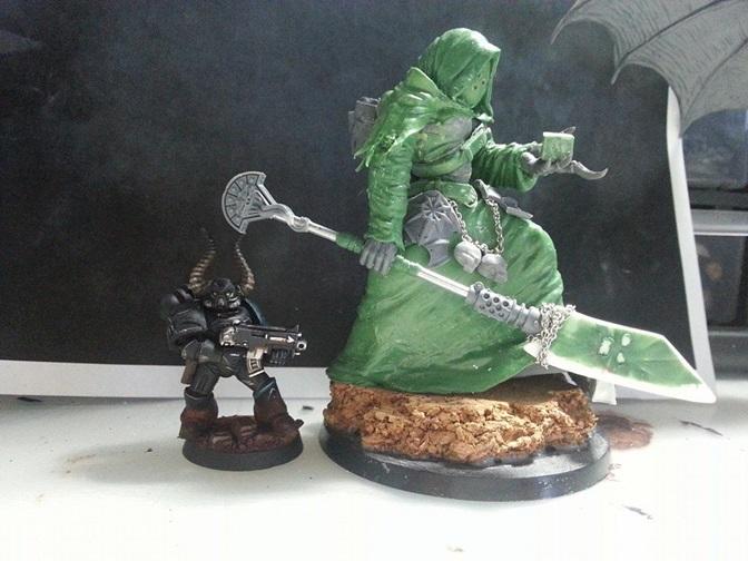 Daemon Prince, Greenstuff, Robes Gallery DakkaDakka